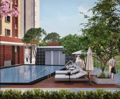 Amenities and living spaces at Cadabams WeNest