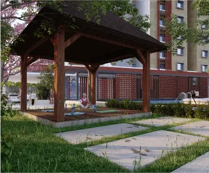 Amenities and living spaces at Cadabams WeNest