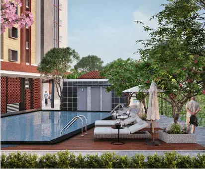 Amenities and living spaces at Cadabams WeNest